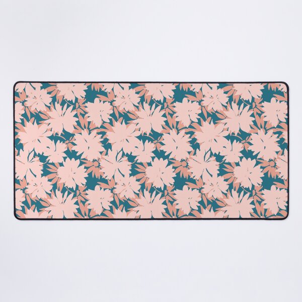 Item preview, Blush Pink Floral Silhouette Pattern designed and sold by Zaya_art.