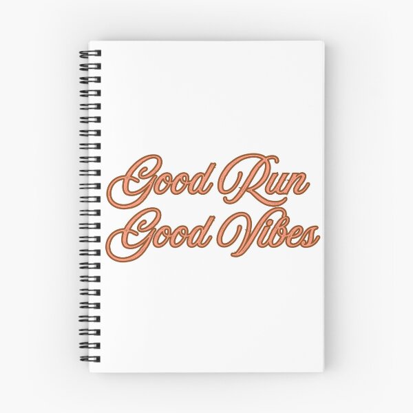 Item preview, Good Run Good Vibes Running Aesthetic Typography designed and sold by NotYourClub.