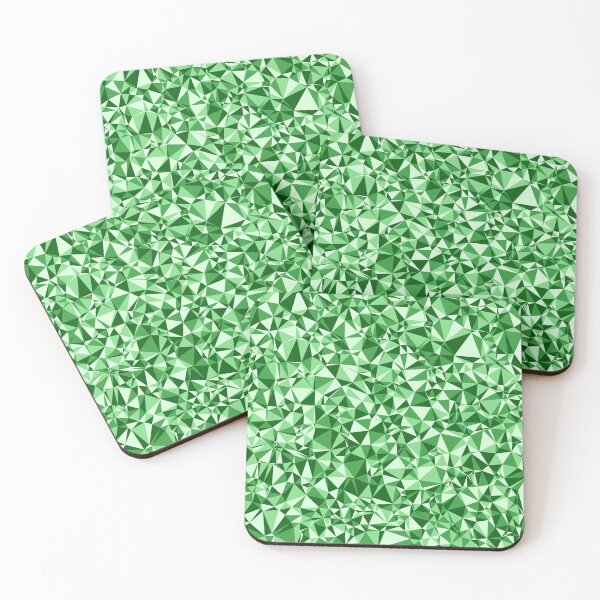 Item preview, Green Triangular Mosaic Pattern Design designed and sold by DymondDesigns.