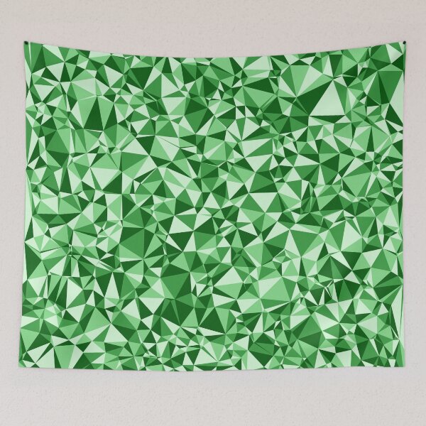 Item preview, Green Triangular Mosaic Pattern Design designed and sold by DymondDesigns.
