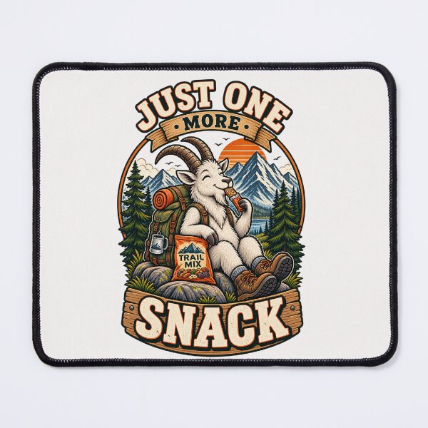 Item preview, Just One More Snack - Hiking Goat designed and sold by LST-Designs.