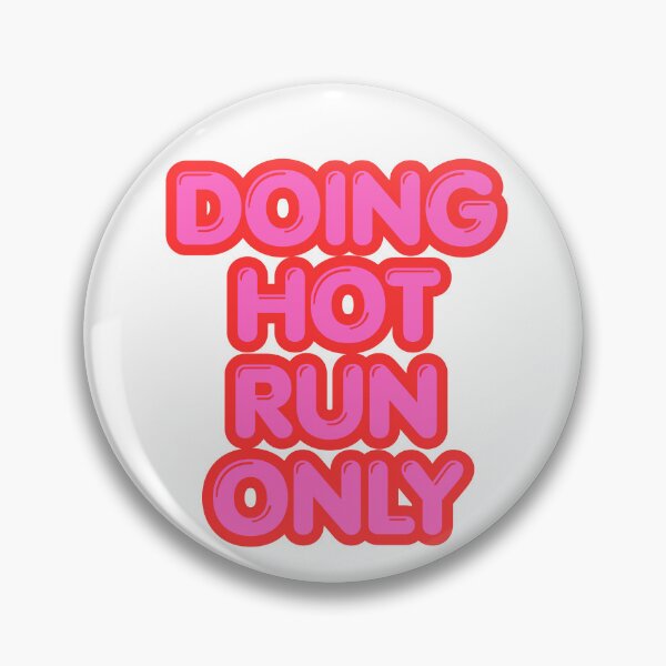 Item preview, Doing Hot Run Only Sporty Aesthetic Typography designed and sold by NotYourClub.