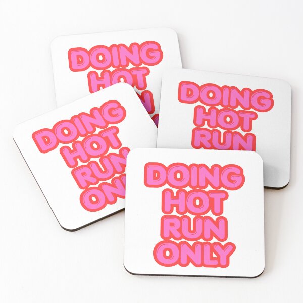 Item preview, Doing Hot Run Only Sporty Aesthetic Typography designed and sold by NotYourClub.