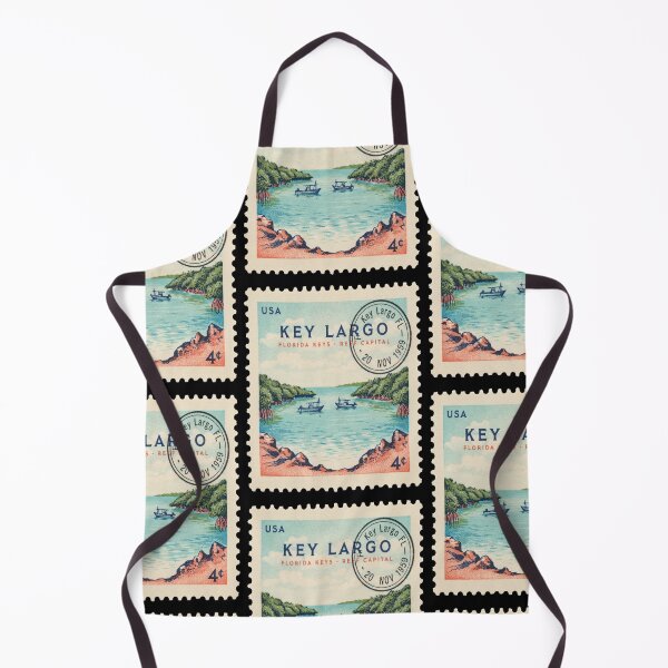 Item preview, Key Largo Florida Reef Crest Mangrove Coast Stamp Sticker designed and sold by stickercuffs.