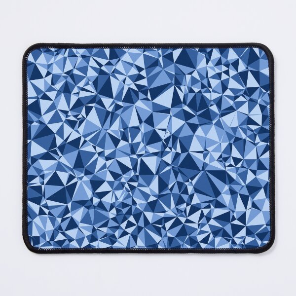 Item preview, Blue Triangular Mosaic Pattern Design designed and sold by DymondDesigns.