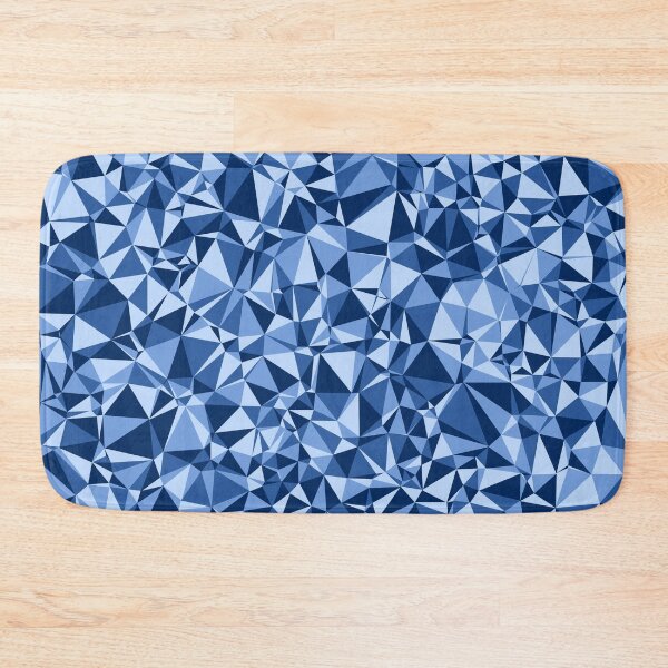 Item preview, Blue Triangular Mosaic Pattern Design designed and sold by DymondDesigns.