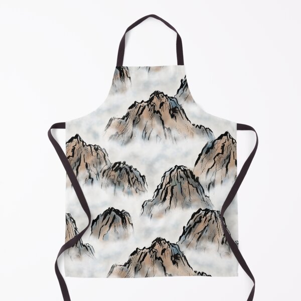 Item preview, Chinese Ink Painting Mountains in Mist – Shan Shui Landscape designed and sold by Sveta Aho.