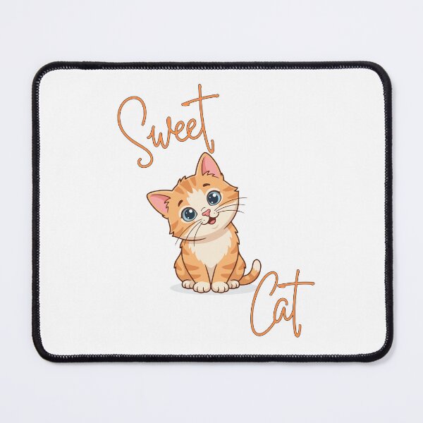 Item preview, Sweet Cat – Cute Orange Cat with Blue Eyes designed and sold by teeNova Wear.