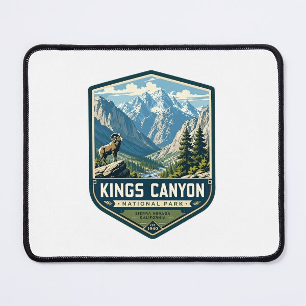 Item preview, Kings Canyon National Park Sierra Nevada California Est. 1940 Travel Hiking Outdoors Souvenir designed and sold by Simsimah26Parks.