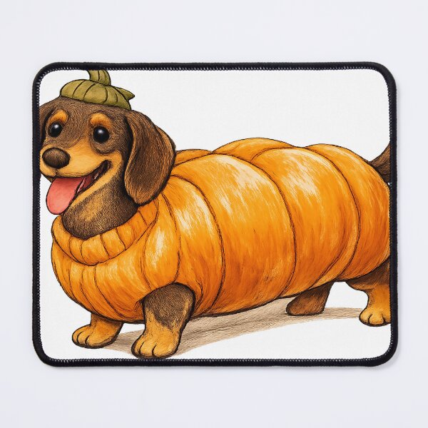 Item preview, Dachshund Pumpkin Costume Design | Cute Wiener Dog Halloween Tee designed and sold by MOCH- ART.