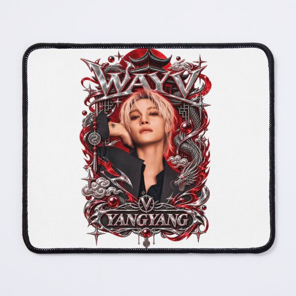 Item preview, Yangyang WayV Vision Wings Crimson Shrine Print designed and sold by Valeree Store.