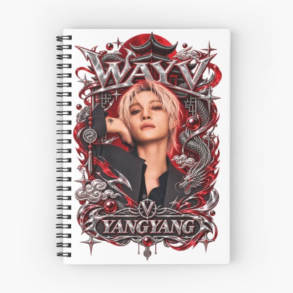 Item preview, Yangyang WayV Vision Wings Crimson Shrine Print designed and sold by Valeree Store.