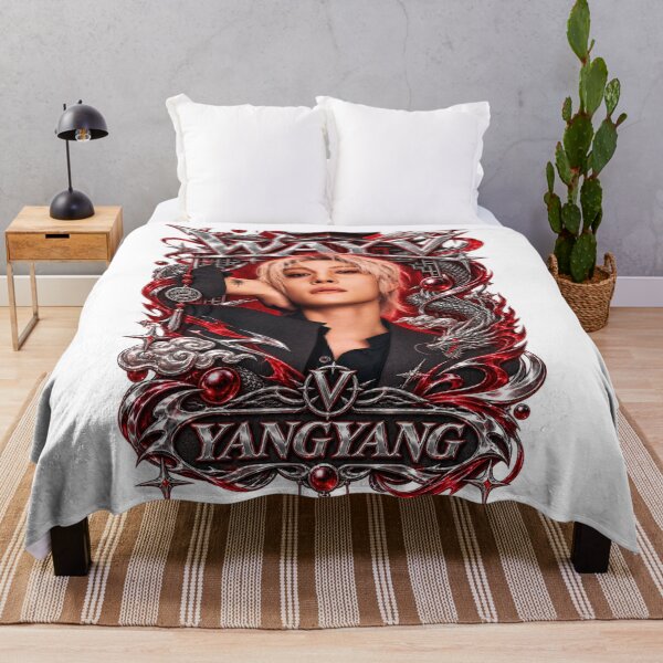Item preview, Yangyang WayV Vision Wings Crimson Shrine Print designed and sold by Valeree Store.