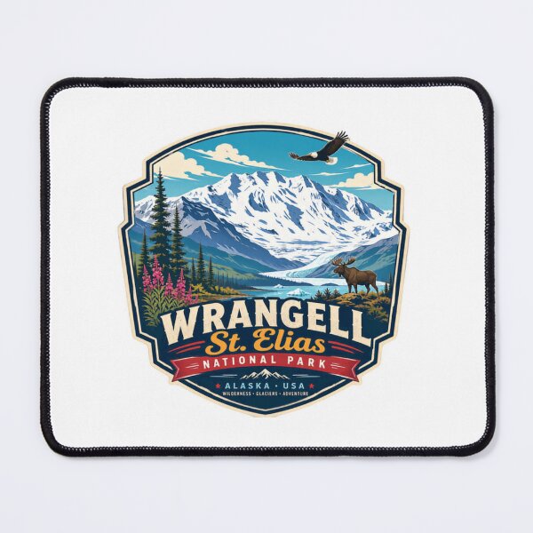 Item preview, Wrangell St. Elias National Park Alaska USA Wilderness Glaciers Travel Adventure designed and sold by Simsimah26Parks.