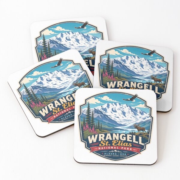 Item preview, Wrangell St. Elias National Park Alaska USA Wilderness Glaciers Travel Adventure designed and sold by Simsimah26Parks.