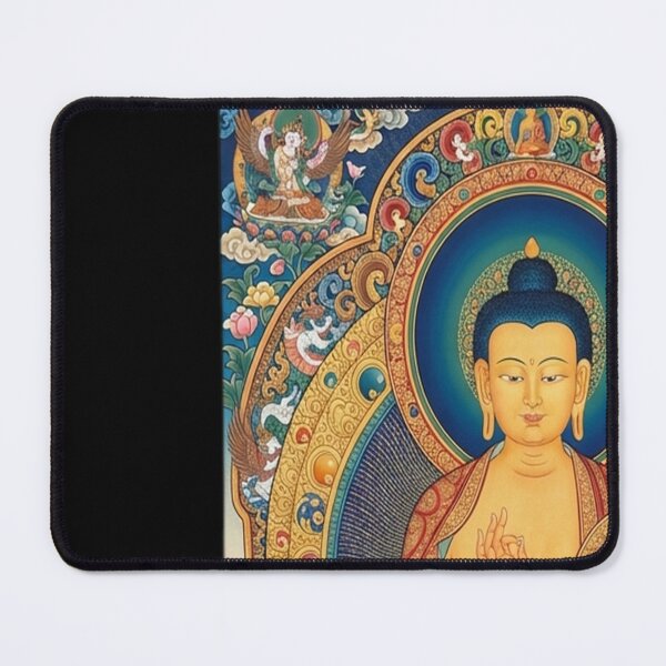 Item preview, Tibetan Buddhist Medicine Buddha Thangka Reproduction designed and sold by karybaquetu10.