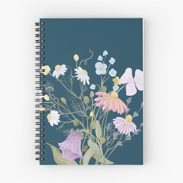 Item preview, Romantic Pastel Wildflower Bouquet designed and sold by Sagi Jane Art.