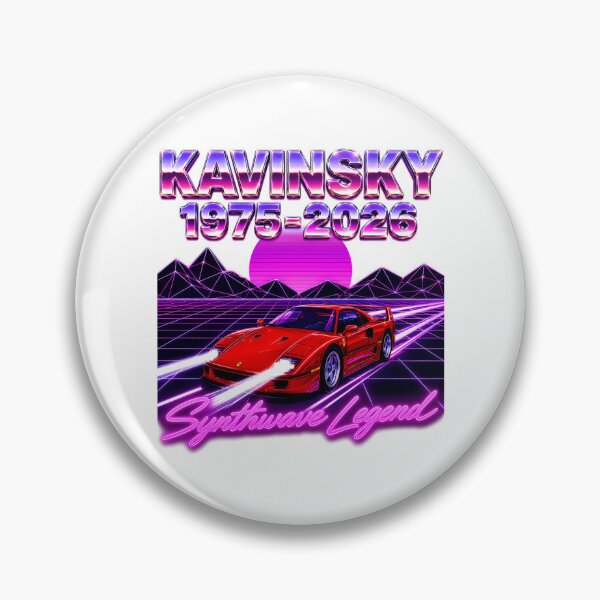 Item preview, Kavinsky 1975-2026 Synthwave Legend Retro designed and sold by leyahsaller-ty.