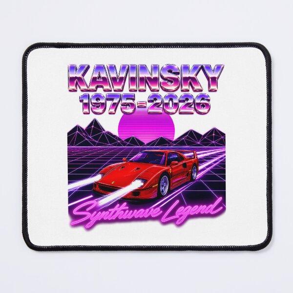 Item preview, Kavinsky 1975-2026 Synthwave Legend Retro designed and sold by leyahsaller-ty.