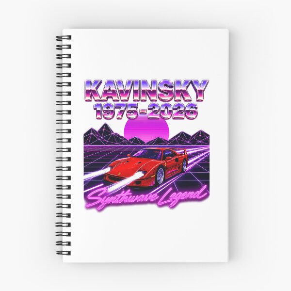 Item preview, Kavinsky 1975-2026 Synthwave Legend Retro designed and sold by leyahsaller-ty.