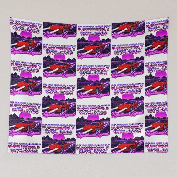 Item preview, Kavinsky 1975-2026 Synthwave Legend Retro designed and sold by leyahsaller-ty.