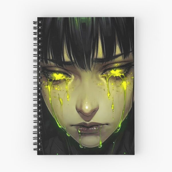 Item preview, Glow Toxic Tears Dark Anime Aesthetic designed and sold by abanoubnabil.