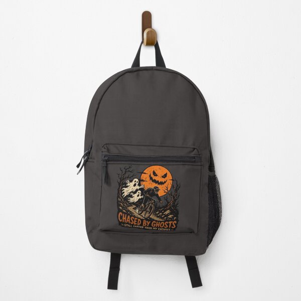 Item preview, Ghosts Can't Catch Me MTB Sticker | Funny Halloween Mountain Bike Decal | Halloride Collection designed and sold by SingleTrackes.