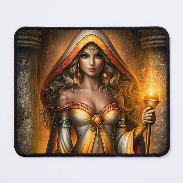Item preview, Mystical Sorceress in Enchanted Realm of Light designed and sold by Artessie.