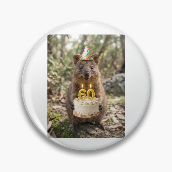 Item preview, Quokka 60th birthday cute adorable cake party baby kawaii designed and sold by CheeseBlueprint.