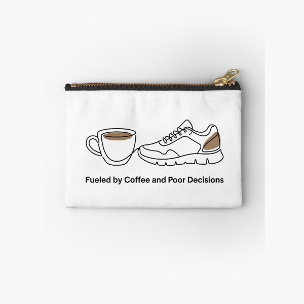 Item preview, Fueled by Coffee and Poor Decisions - Running Design designed and sold by RunningWhiskers.