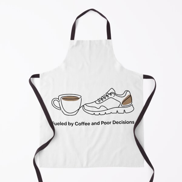 Item preview, Fueled by Coffee and Poor Decisions - Running Design designed and sold by RunningWhiskers.