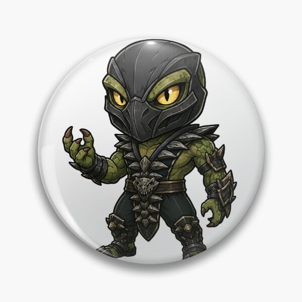 Item preview, Chibi Reptile Mortal Kombat | MK Fanart designed and sold by bapupa.
