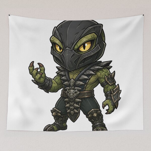 Item preview, Chibi Reptile Mortal Kombat | MK Fanart designed and sold by bapupa.
