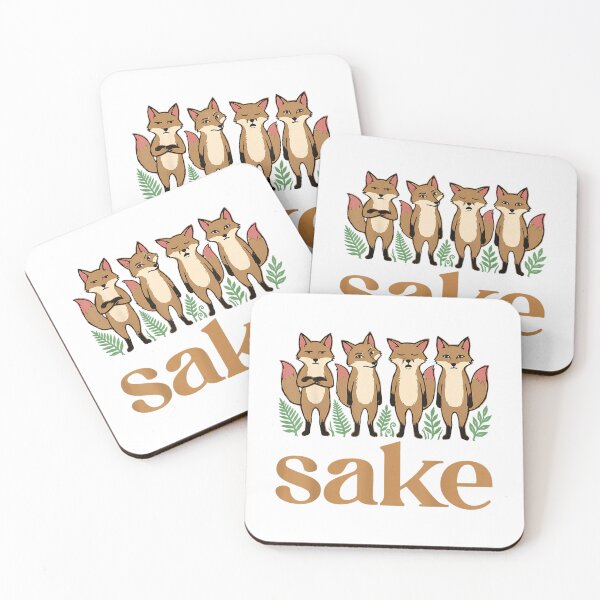 Item preview, for Fox Sake Four Foxes Funny Woodland Animal Humor designed and sold by RevArtist.