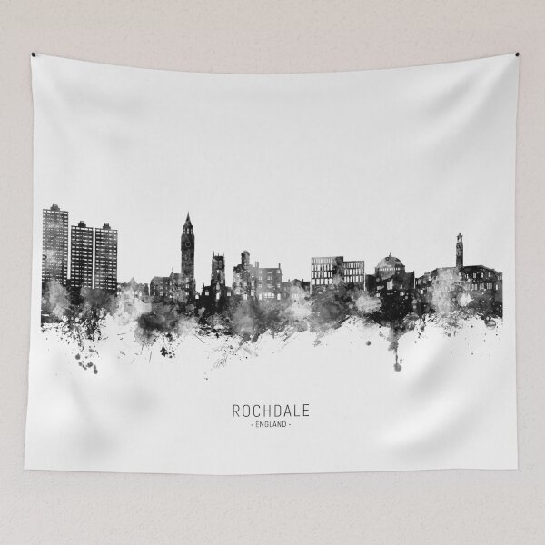 Item preview, Rochdale England Skyline designed and sold by ArtPrints.