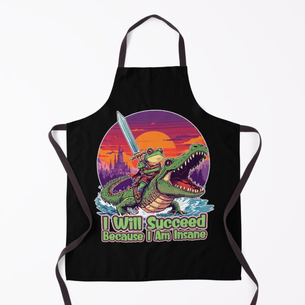 Item preview, I Will Succeed Because I Am Insane Retro Sunset designed and sold by PROPera-design.
