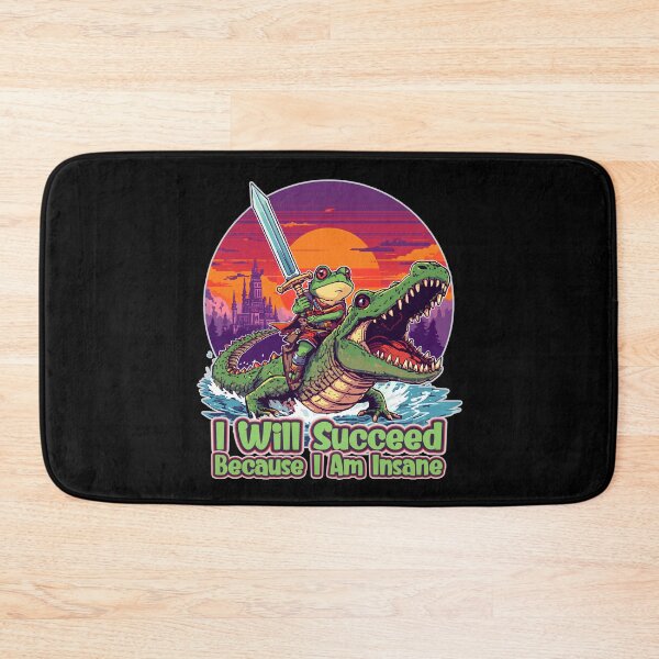 Item preview, I Will Succeed Because I Am Insane Retro Sunset designed and sold by PROPera-design.