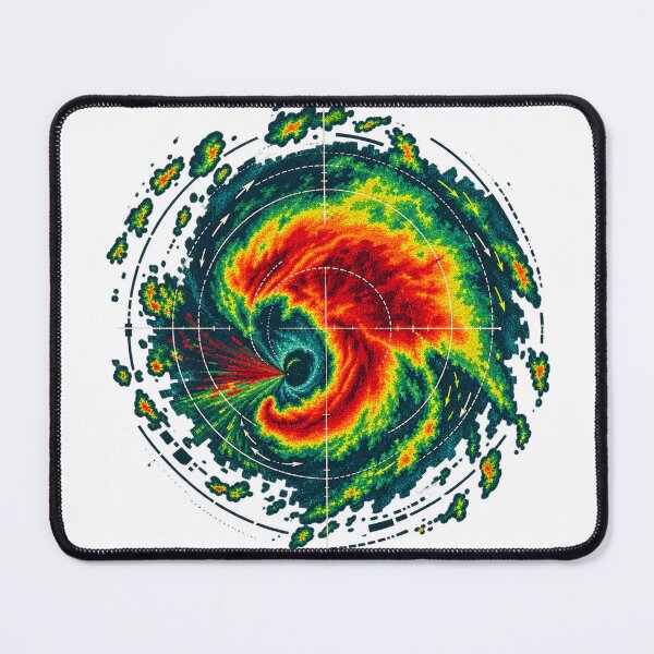 Item preview, Hook Echo – Tornado Radar Weather Art designed and sold by yagniikd-.