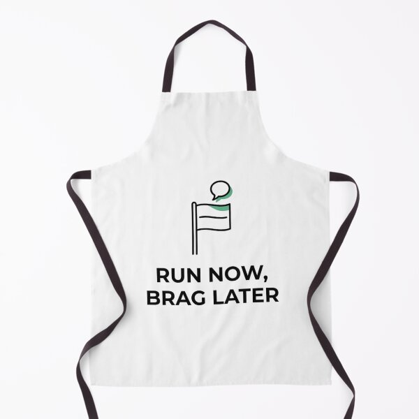 Item preview, Run Now, Brag Later - Running Design designed and sold by RunningWhiskers.