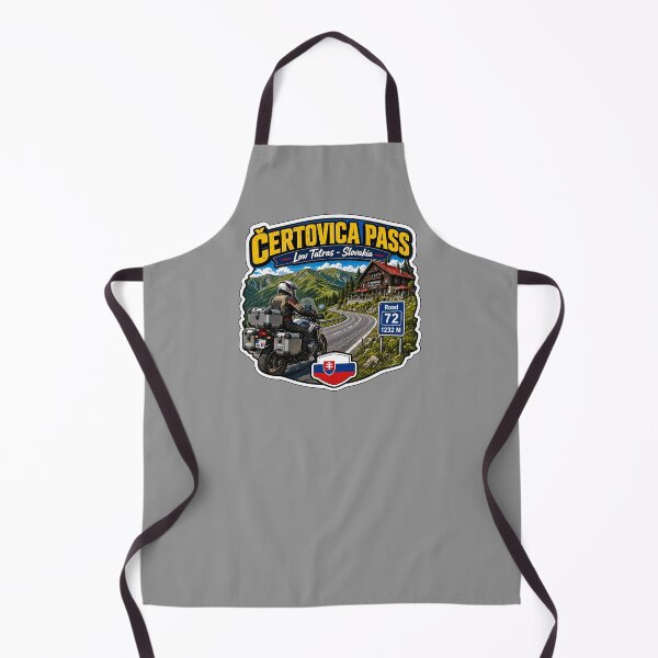 Item preview, Certovica Mountain Pass Slovakia Motorcycle Sticker TShirt 01 designed and sold by OuterShellUK.