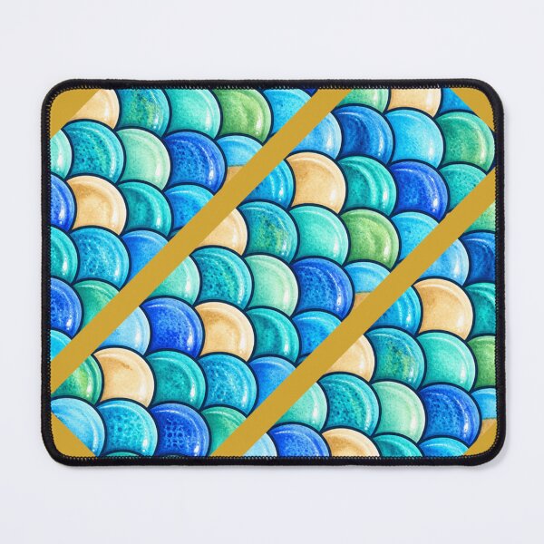 Item preview, Ocean Inspired Scale Pattern – Transparent PNG for POD designed and sold by annenambiro.
