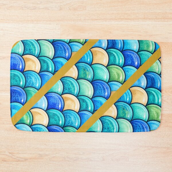 Item preview, Ocean Inspired Scale Pattern – Transparent PNG for POD designed and sold by annenambiro.