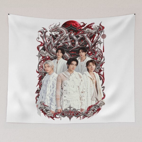 Item preview, WayV Vision Wings Martial Arts Group Graphic Tee designed and sold by Valeree Store.