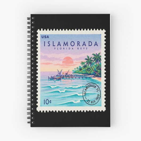 Item preview, Islamorada Florida Keys Reef Marina Sunset Stamp Sticker designed and sold by stickercuffs.