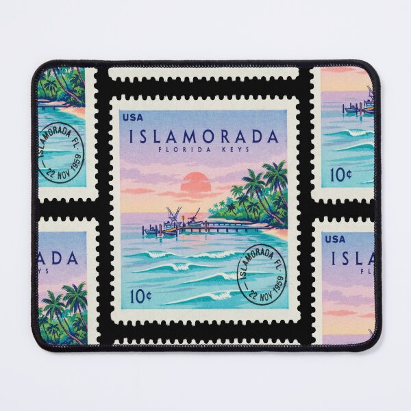 Item preview, Islamorada Florida Keys Reef Marina Sunset Stamp Sticker designed and sold by stickercuffs.