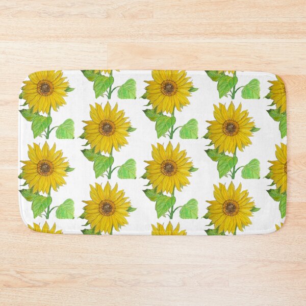 Item preview, Golden Sunflower - Vintage Yellow Floral Art Print designed and sold by hopenoli_art.