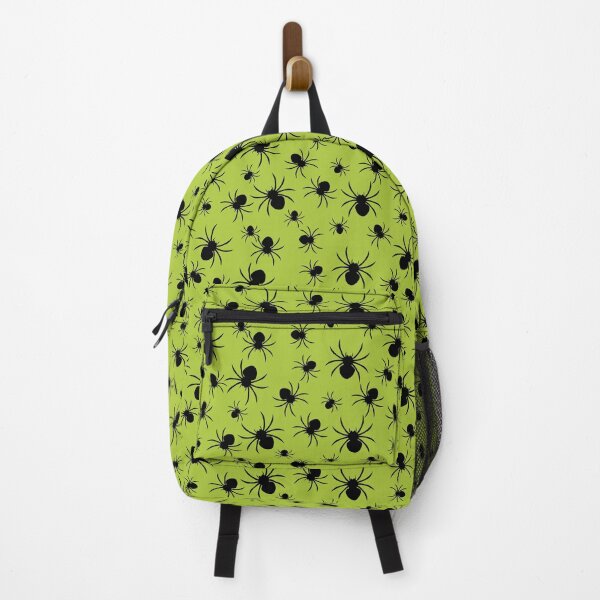 Item preview, Green Halloween Spiders Pattern, Spooky Spider Design, Boo Scare Halloween designed and sold by bestggraphico.