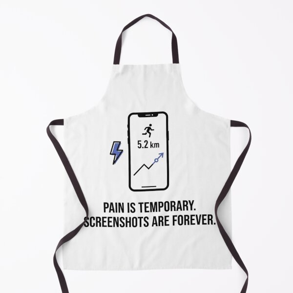 Item preview, Pain Is Temporary. Screenshots Are Forever. - Running Design designed and sold by RunningWhiskers.