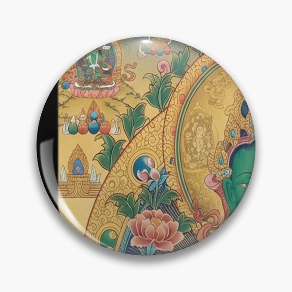 Item preview, TIBETAN ART : Vintage Buddha Avalokiteshvara Print designed and sold by karybaquetu10.