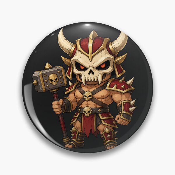 Item preview, Chibi Shao Kahn Mortal Kombat | MK Fanart designed and sold by bapupa.